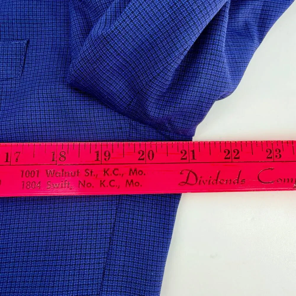 Bonobos Slim Fit Men's 40R Blue Wool Blazer Marzotto Italian Wool Sport Coat